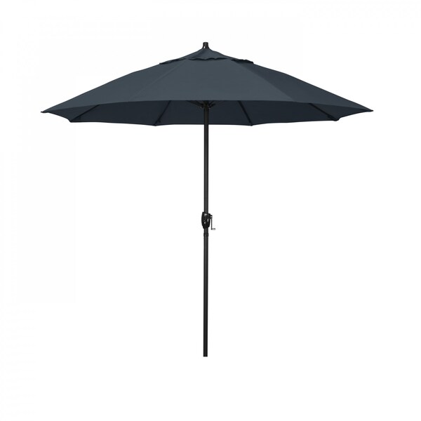 California Umbrella 7.5' Bronze Aluminum Market Patio Umbrella, Pacifica Sapphire 194061336823 - main